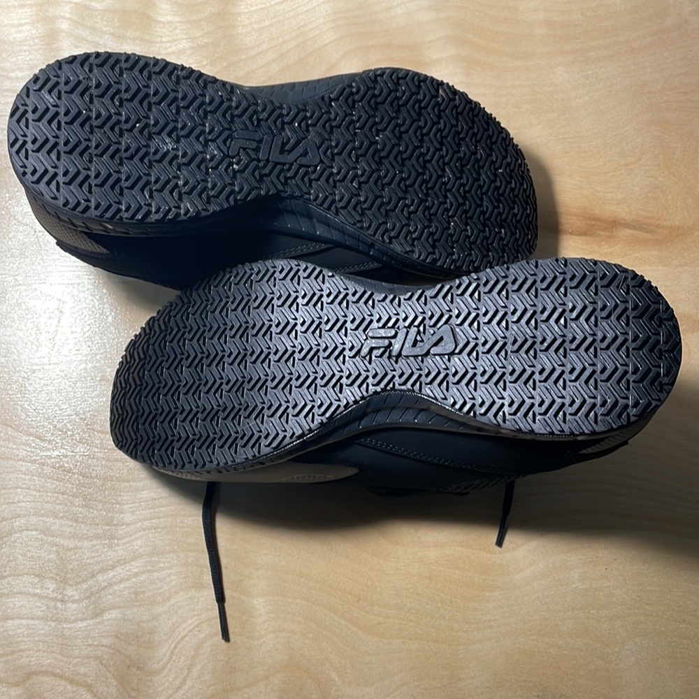 Fila Memory Layers Slip Resistant Work Shoes - Bl… - image 6